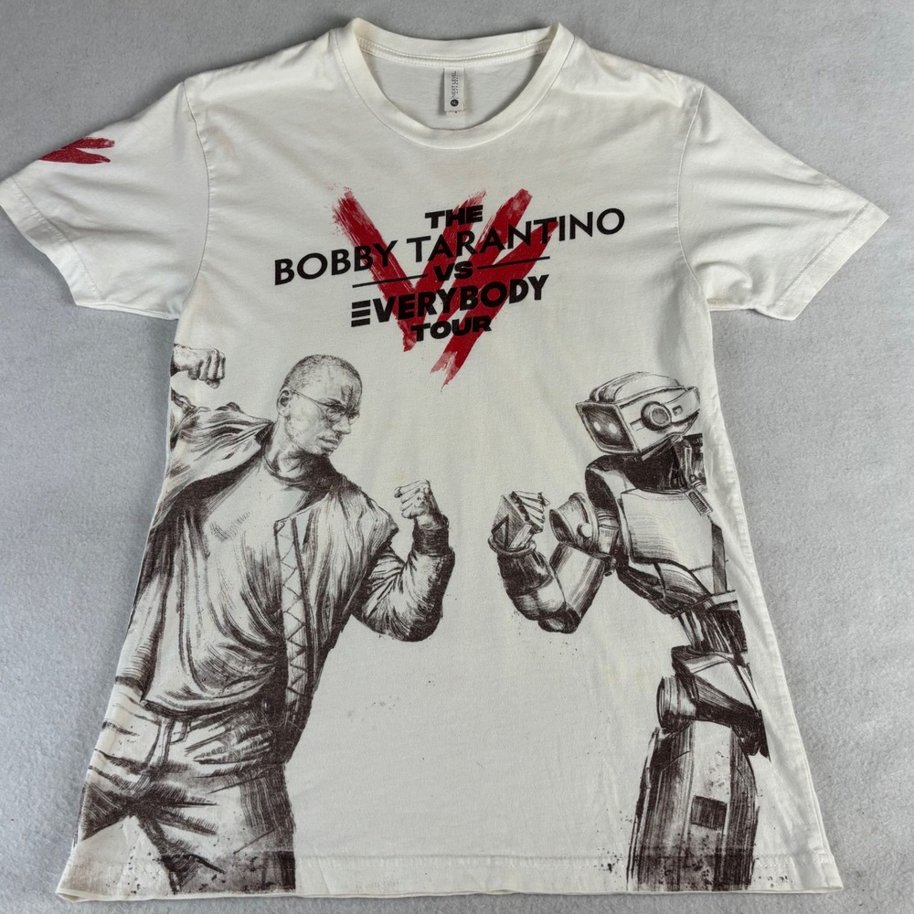 Logic‎ Bobby Tarantino vs Everybody Tour T-Shirt Men's Small White 2018 NF Kyle